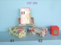 Foto di RD 02 - Scatoline cm. 4x7,5x3 - Cartoncino fiorato