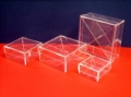 A 83 Set 4 Scatoline Plexiglass Quadrate