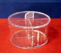 A 52 Scatolina Tonda Plexiglass con Divisorio 10x6 (LM 2072)