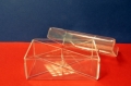 A 62 Scatolina Rettangolare Plexiglass con Divisorio 12x8x4 (LM 2026)