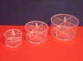 A 80  Set 3 Scatoline Plexiglass Cilindriche